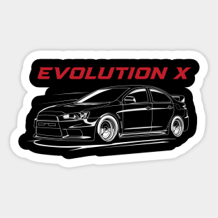 Mitsubishi Evo X Sticker